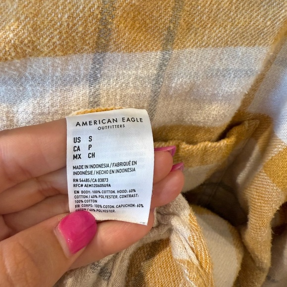 AE Flannel Hoodie - Picture 2 of 6